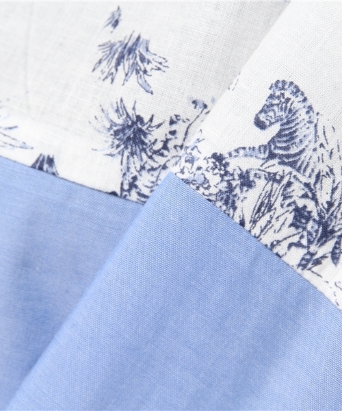 LBC（エルビーシー）の「animal柄パッチワーク                （Tシャツ/カットソー・レディース・オフホワイト/ネイビー・MEDIUM/LARGE）」の9枚目の写真