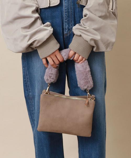 Another Edition(アナザーエディション)の「【WEB限定】aeFC 2Wayショルダーバッグ(ショルダーバッグ・レディース・モカ/ピンク・FREE)」の2枚目の写真