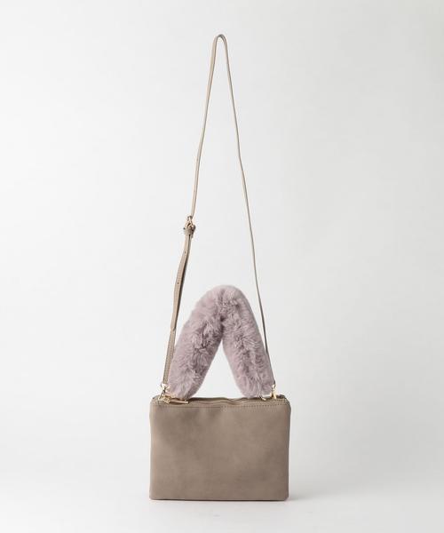 Another Edition(アナザーエディション)の「【WEB限定】aeFC 2Wayショルダーバッグ(ショルダーバッグ・レディース・モカ/ピンク・FREE)」の4枚目の写真