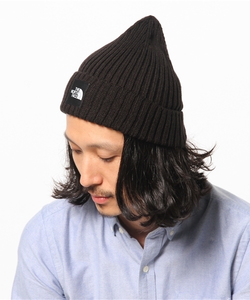THE NORTH FACE（ザノースフェイス）の「ザ・ノース・フェイス　ロゴニットキャップ / カプッチョリッド（ニットキャップ/ビーニー・メンズ・ミックスグレー/ピンク/ブルー/ブラック/ネイビー/モスグリーン/バーガンディー/サックスブルー/レッド/オレンジ/タン・FREE）」の16枚目の写真