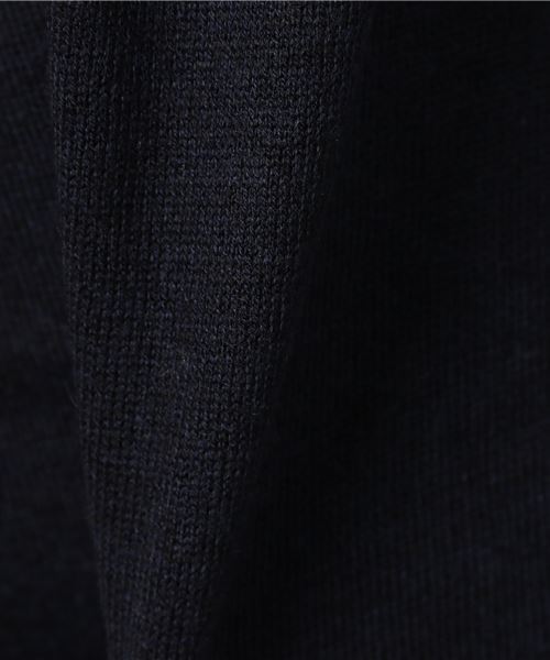 RIVE DROITE（リヴドロワ）の「タートルテールコンビニット（ニット/セーター・レディース・ネイビー/オレンジ・FREE）」の5枚目の写真