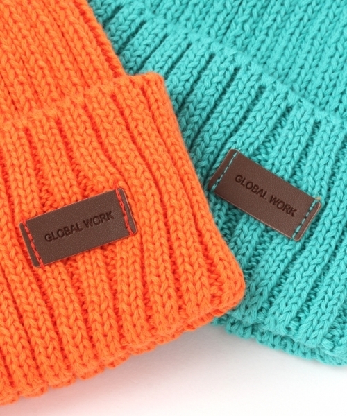 GLOBAL WORK(グローバルワーク)の「【キッズ】アラエルリブニットワッチ/767911(ニットキャップ/ビーニー・キッズ・ブラック/グレー/オレンジ/ライトグリーン/ワインレッド・FREE)」の12枚目の写真