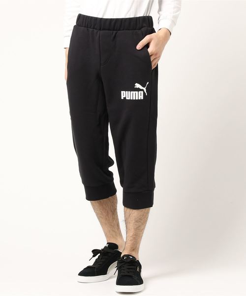 PUMA（プーマ）の「エッセンシャル NO1 ロゴ 3/4 スウェットパンツ（その他パンツ・メンズ・ネイビー/グレー/ブラック・X-LARGE/LARGE/SMALL/MEDIUM/XX-LARGE）」の2枚目の写真