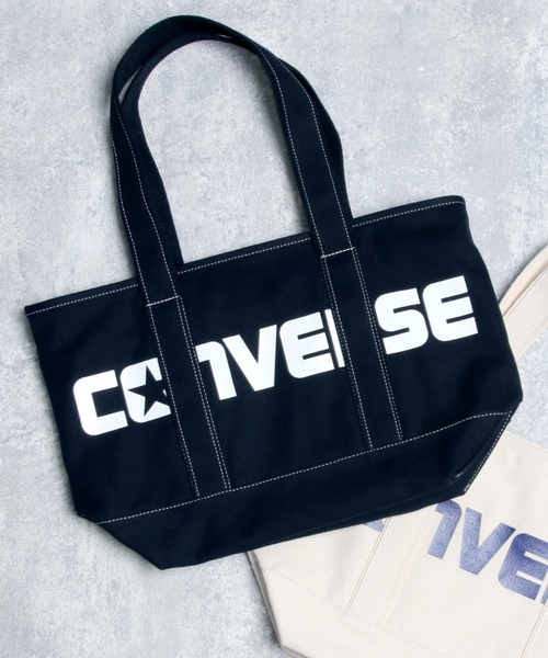 CONVERSE(コンバース)の「【CONVERSE/コンバース】canvas M tote/キャンバスMトートバッグ(トートバッグ・レディース・ベージュ/ブラック/ホワイト/ブラック系その他/レッド/ネイビー/グレー/ダークベージュ/ベージュ系その他/グリーン/ライトブラウン/ブルー/ブラック系その他3/アイボリー/レッド系その他/ワインレッド・FREE)」の6枚目の写真