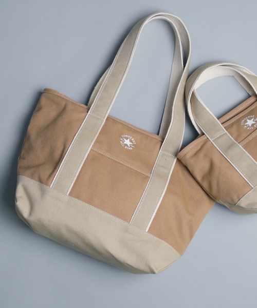 CONVERSE(コンバース)の「【CONVERSE/コンバース】canvas M tote/キャンバスMトートバッグ(トートバッグ・レディース・ベージュ/ブラック/ホワイト/ブラック系その他/レッド/ネイビー/グレー/ダークベージュ/ベージュ系その他/グリーン/ライトブラウン/ブルー/ブラック系その他3/アイボリー/レッド系その他/ワインレッド・FREE)」の8枚目の写真