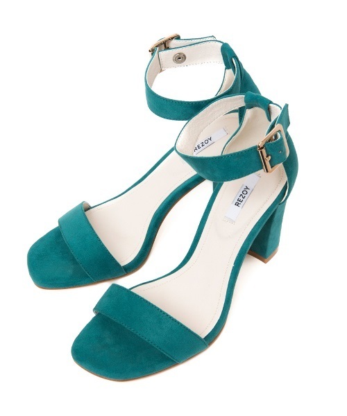 REZOY（リゾイ）の「【ar6月号・VVi7月号・美人百花6月号】掲載商品【REZOY】ストレートストラップカラースエードサンダル（サンダル・レディース・ブラック/パープル/グリーン/ベージュ・L/LL/S/M）」の5枚目の写真