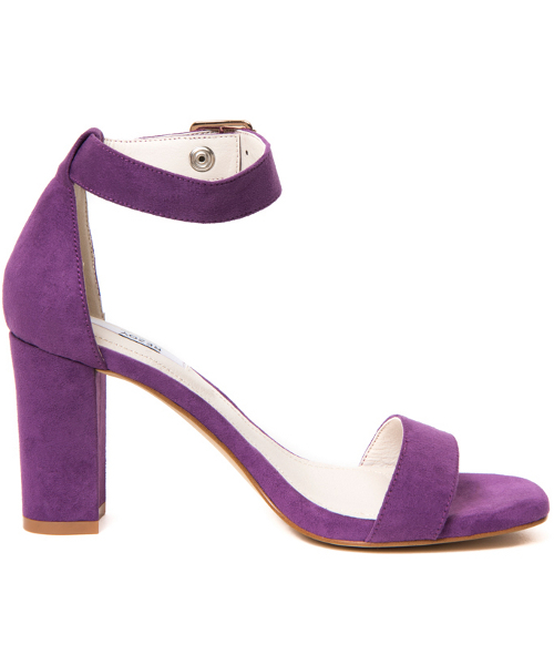 REZOY（リゾイ）の「【ar6月号・VVi7月号・美人百花6月号】掲載商品【REZOY】ストレートストラップカラースエードサンダル（サンダル・レディース・ブラック/パープル/グリーン/ベージュ・L/LL/S/M）」の9枚目の写真