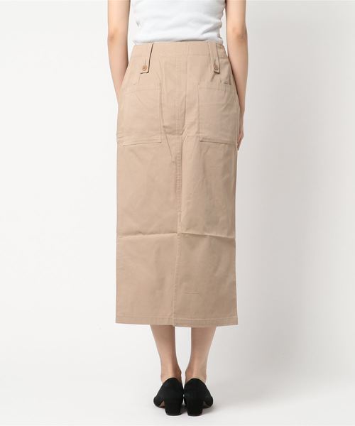 CHEVRE（シェーブル）の「【CHEVRE/シェーブル】FATIGUESK/ファティーグスカート（スカート・レディース・ベージュ/グリーン・36/38）」の3枚目の写真