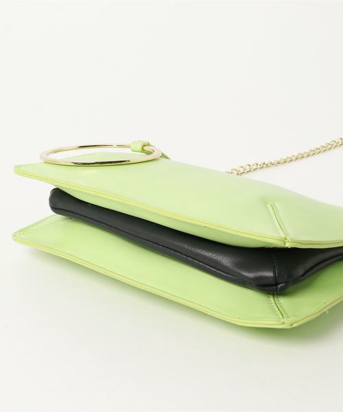 Casselini（キャセリーニ）の「三つ子ショルダーBAG（ショルダーバッグ・レディース・ブラック/ブラウン/グリーン/パープル・FREE）」の6枚目の写真