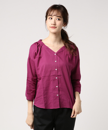 koe | ストライプ前釦ブラウス(シャツ/ブラウス)