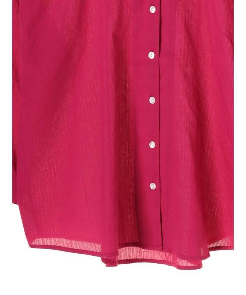 koe（コエ）の「ストライプ前釦ブラウス（シャツ/ブラウス・レディース・オフホワイト/パープル・L/M/S）」の12枚目の写真