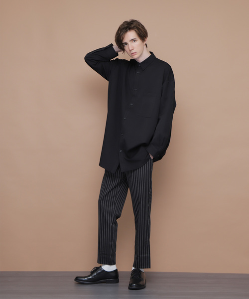 EMMA CLOTHES（エマクローズ）の「イージースラックス TR Band Summer Slacks（スラックス・メンズ・ブラック/ベージュ/ネイビー/グレー/ブラック系その他/ブルー系その他・S/M/L）」の8枚目の写真