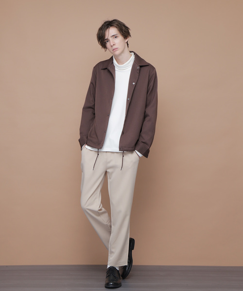 EMMA CLOTHES（エマクローズ）の「イージースラックス TR Band Summer Slacks（スラックス・メンズ・ブラック/ベージュ/ネイビー/グレー/ブラック系その他/ブルー系その他・S/M/L）」の10枚目の写真