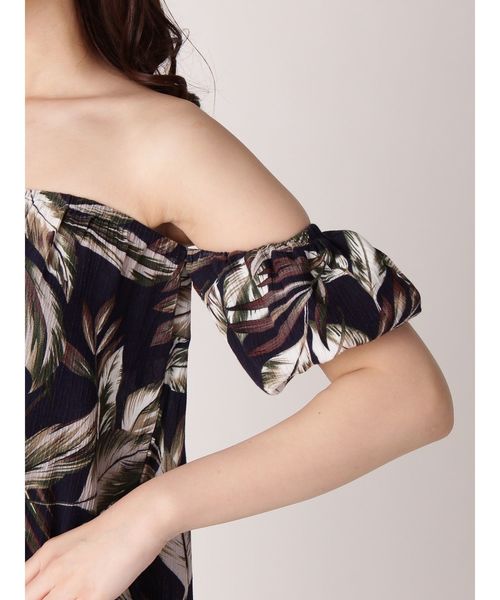 EMODA（エモダ）の「リーフオフショルダーチュニック（Tシャツ/カットソー・レディース・ホワイト/ブラック/その他/その他1・FREE）」の15枚目の写真