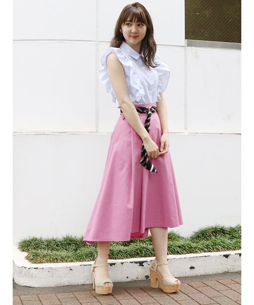 dazzlin（ダズリン）の「スカーフベルトスカート（スカート）」 - WEAR