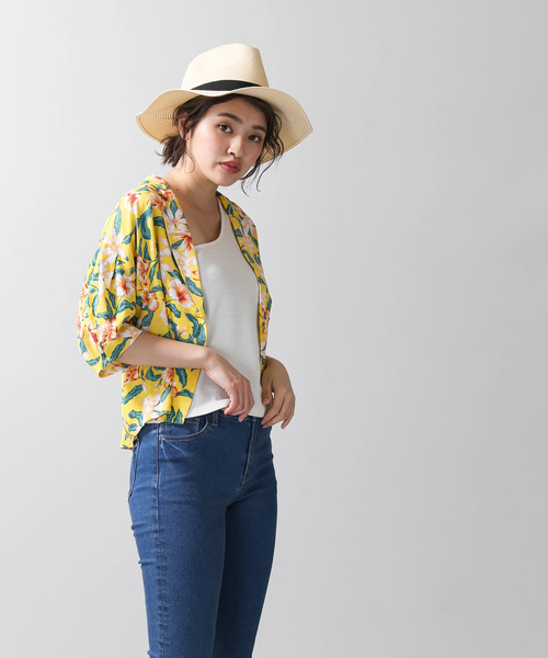 WEGO（ウィゴー）の「WEGO/アロハパフスリーブクロップドシャツ（シャツ/ブラウス・レディース・その他1/その他2・FREE）」の11枚目の写真