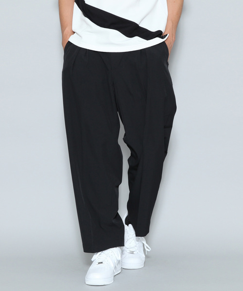 JUNRED（ジュンレッド）の「AIR DRYアンクルワイドパンツ（その他パンツ・メンズ・ライトグレー/カーキ/ブラック・L/M/LL/S）」の2枚目の写真