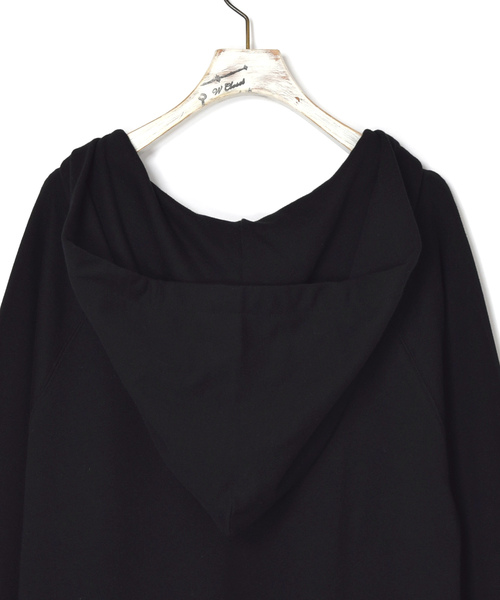 w closet（ダブルクローゼット）の「スエットフーディワンピース_（ワンピース・レディース・ブラック/グレー/オレンジ・FREE）」の9枚目の写真