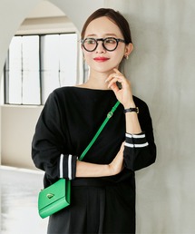 KOBE LETTUCE（コウベレタス）の「ボーダー柄or無地コットン100％ヘビーウェイトカットソーボートネックロンTプルオーバー（Tシャツ/カットソー）」