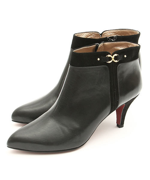 ODETTE E ODILE（オデットエオディール）の「オデット エ オディール/O ｻｲﾄﾞC SBT65 ブーツ/Web2（ブーティ・レディース・ブラック/グレー/ネイビー・22.5cm/23cm/23.5cm/24cm/24.5cm/22cm）」の4枚目の写真