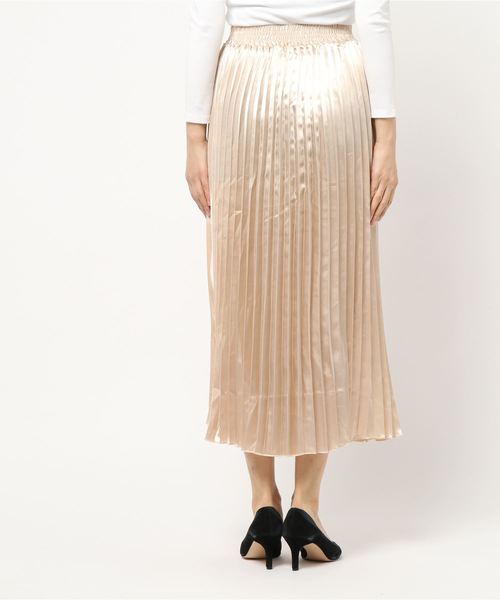 fifth(フィフス)の「プリーツシャイニーロングスカート(スカート・レディース・ブラック/ベージュ/カーキ・MEDIUM)」の12枚目の写真