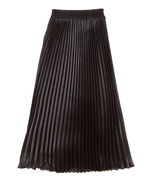fifth(フィフス)の「プリーツシャイニーロングスカート(スカート・レディース・ブラック/ベージュ/カーキ・MEDIUM)」の10枚目の写真