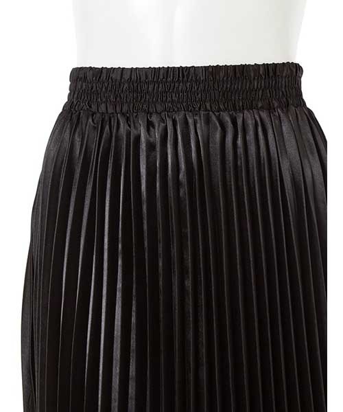 fifth(フィフス)の「プリーツシャイニーロングスカート(スカート・レディース・ブラック/ベージュ/カーキ・MEDIUM)」の4枚目の写真