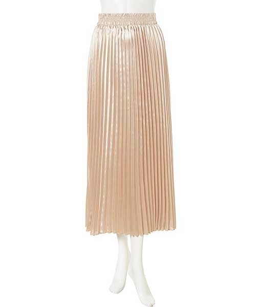 fifth(フィフス)の「プリーツシャイニーロングスカート(スカート・レディース・ブラック/ベージュ/カーキ・MEDIUM)」の7枚目の写真