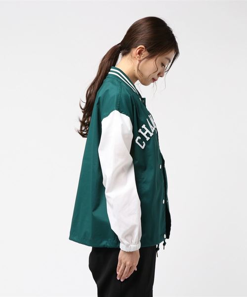 Champion（チャンピオン）の「チャンピオン Champion SNAP JACKET CW-PSC03（ブルゾン・レディース・ネイビー/グリーン・M/L）」の3枚目の写真
