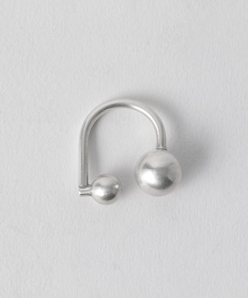 Soierie（ソワリー）の「【別注】＜Soierie＞HOOK EARCUFFリング（リング・レディース・シルバー・FREE）」の2枚目の写真