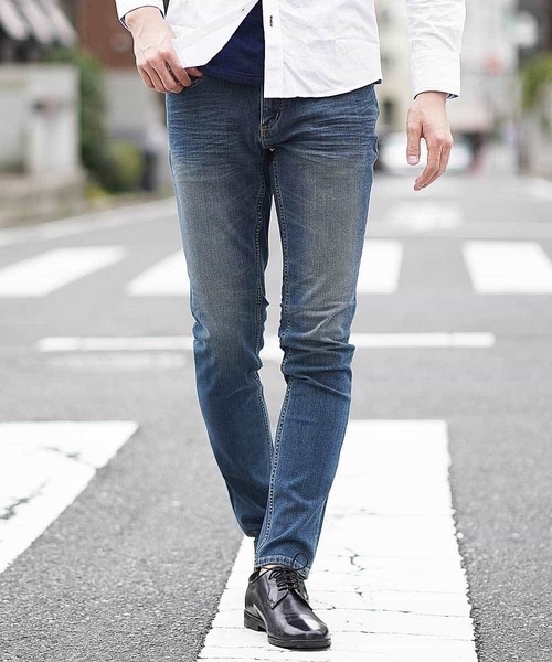 MK MICHEL KLEIN HOMME （エムケーミッシェルクランオム）の「デニム（ヴィンテージ 2WAYストレッチデニム）（デニムパンツ・メンズ・ネイビー/ブルー/ブラック・44/50/48/42/46）」の20枚目の写真