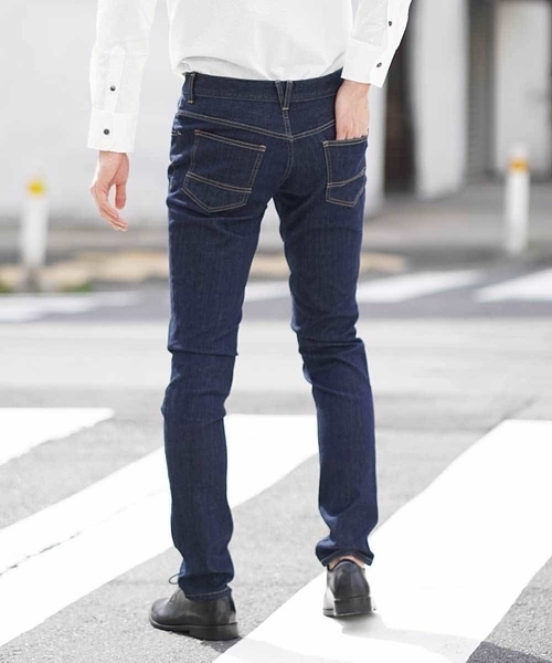 MK MICHEL KLEIN HOMME （エムケーミッシェルクランオム）の「デニム（ヴィンテージ 2WAYストレッチデニム）（デニムパンツ・メンズ・ネイビー/ブルー/ブラック・44/50/48/42/46）」の15枚目の写真