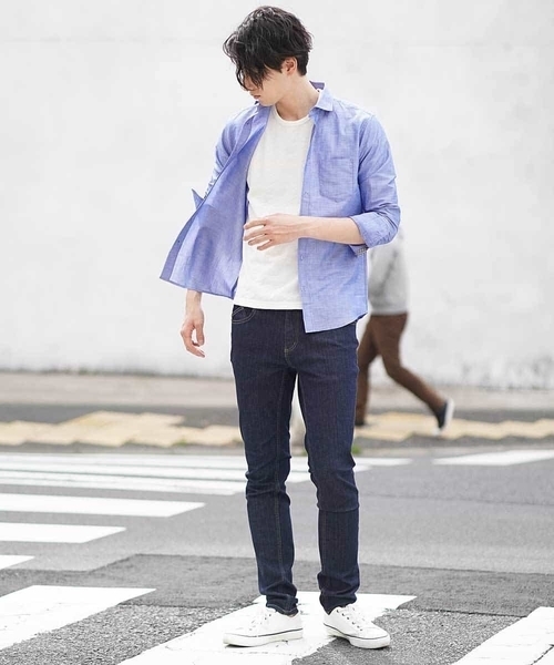 ミツミネ　24SS 未使用　2WAYストレッチデニムプリントジャケット　L ジャケット – Mitsumine Online Shop