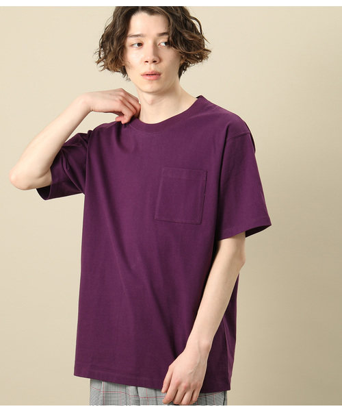 JUNRED(ジュンレッド)の「USAコットンルーズシルエットT(Tシャツ/カットソー・メンズ・ホワイト/ブラック/パープル/オレンジ・S/M/L)」の1枚目の写真