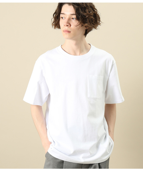 JUNRED(ジュンレッド)の「USAコットンルーズシルエットT(Tシャツ/カットソー・メンズ・ホワイト/ブラック/パープル/オレンジ・S/M/L)」の2枚目の写真