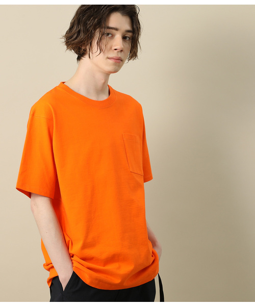 JUNRED(ジュンレッド)の「USAコットンルーズシルエットT(Tシャツ/カットソー・メンズ・ホワイト/ブラック/パープル/オレンジ・S/M/L)」の4枚目の写真