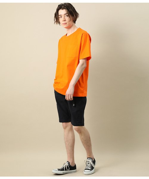 JUNRED(ジュンレッド)の「USAコットンルーズシルエットT(Tシャツ/カットソー・メンズ・ホワイト/ブラック/パープル/オレンジ・S/M/L)」の7枚目の写真