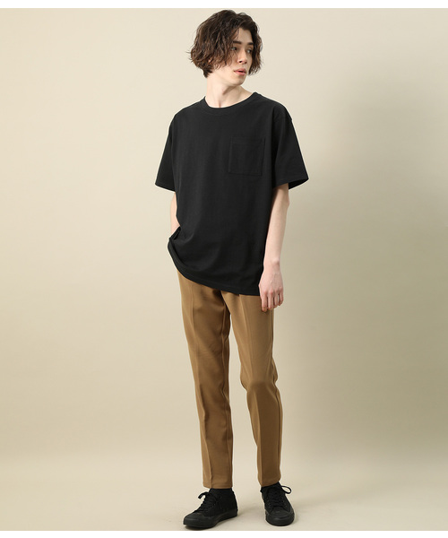 JUNRED(ジュンレッド)の「USAコットンルーズシルエットT(Tシャツ/カットソー・メンズ・ホワイト/ブラック/パープル/オレンジ・S/M/L)」の6枚目の写真