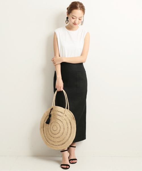 セール】麻 タイトスカート◇（スカート）｜VERMEIL par iena