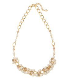 ROPE' PICNIC | 変形パール／ガラスショートネックレス(ネックレス)