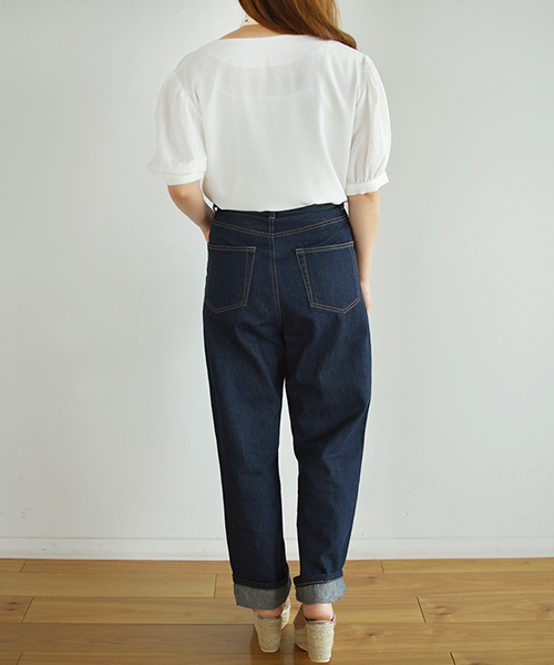 PairPair(ペアペア)の「スクエアネックBIGボタンブラウス(シャツ/ブラウス・レディース・ブラック/オフホワイト/モカ・FREE)」の5枚目の写真