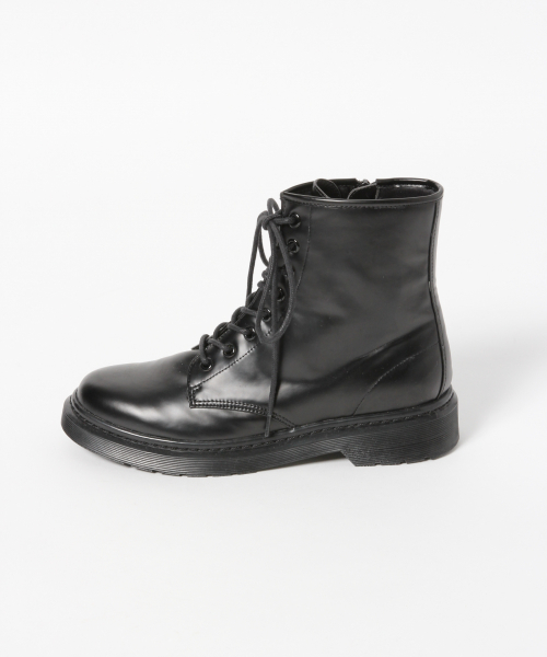 LOWRYS FARM(ローリーズファーム)の「レースアップブーツ 851958(ブーツ・レディース・ブラック・MEDIUM/LARGE)」の4枚目の写真