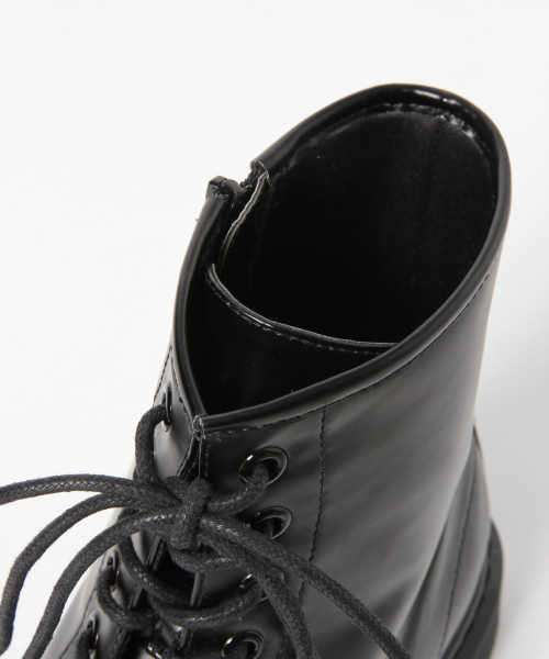 LOWRYS FARM(ローリーズファーム)の「レースアップブーツ 851958(ブーツ・レディース・ブラック・MEDIUM/LARGE)」の8枚目の写真