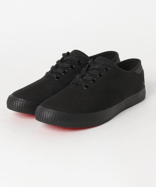 CHROME(クローム)の「TRUK / トラック ボードラスティング製法 ローテクスニーカー(スニーカー・メンズ・ブラック/ブラック×ホワイト/ブラック×ブラック/ベージュ×ブラック・25cm/28cm/26.5cm/25.5cm/26cm/27cm/27.5cm/28.5cm/29cm)」の4枚目の写真