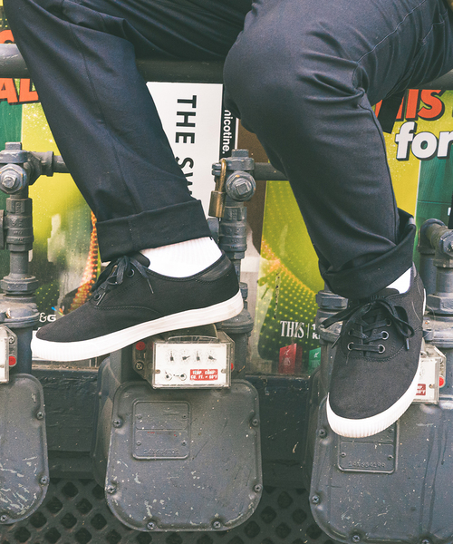 CHROME(クローム)の「TRUK / トラック ボードラスティング製法 ローテクスニーカー(スニーカー・メンズ・ブラック/ブラック×ホワイト/ブラック×ブラック/ベージュ×ブラック・25cm/28cm/26.5cm/25.5cm/26cm/27cm/27.5cm/28.5cm/29cm)」の10枚目の写真