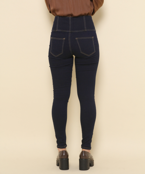 Heather（ヘザー）の「ヘザーISKOウラキモウスキニー　856077（デニムパンツ・レディース・ブラック/ワンウォッシュ・XS/S/M/L/XXS）」の5枚目の写真