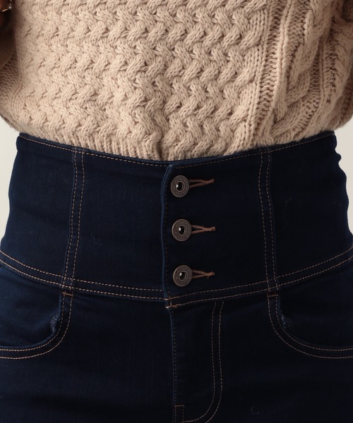 Heather（ヘザー）の「ヘザーISKOウラキモウスキニー　856077（デニムパンツ・レディース・ブラック/ワンウォッシュ・XS/S/M/L/XXS）」の22枚目の写真