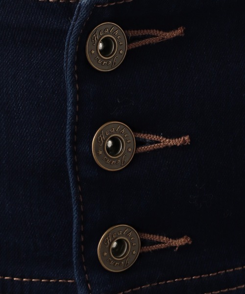 Heather（ヘザー）の「ヘザーISKOウラキモウスキニー　856077（デニムパンツ・レディース・ブラック/ワンウォッシュ・XS/S/M/L/XXS）」の21枚目の写真