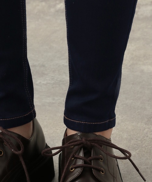 Heather（ヘザー）の「ヘザーISKOウラキモウスキニー　856077（デニムパンツ・レディース・ブラック/ワンウォッシュ・XS/S/M/L/XXS）」の19枚目の写真