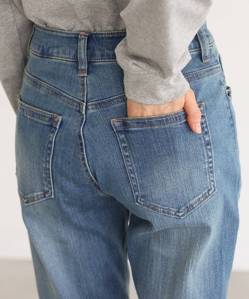 n'OrLABEL（ノアールレーベル）の「『ストレッチボーイフレンドデニム』（デニムパンツ・レディース・ブラック/インディゴブルー/ブルー系その他/ブルー系その他2/グレー・M/L/LL/3L/S）」の11枚目の写真